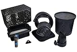 HALF OFF PONDS Simply Waterfalls 3300 Pond Free Waterfall Kit with MatrixBlox, with 10 ft by 15 ft EPDM Liner and 3,000 GPH Aqua Pulse Series Submersible Pump - PSANB2